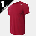 6/1-Piece Men's Short Sleeved Youth Printed Top For Spring And Autumn Sports Breathable And Comfortable Home Fashion T-shirt