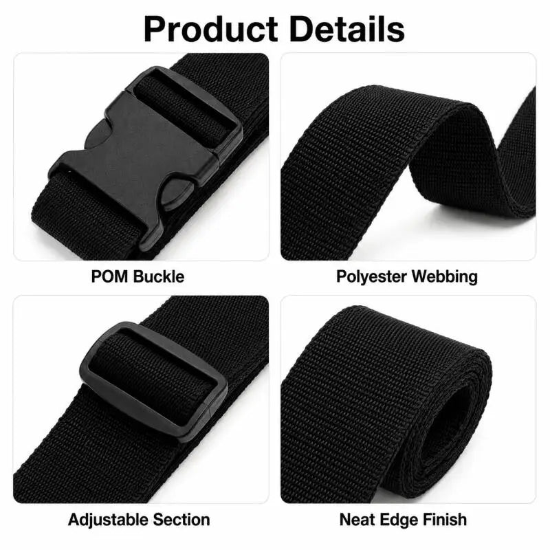 1 pcs nylon Luggage Strap Adjustable Travel Suitcase Buckles Strap Baggage Belt Travel Accessorises Suitcase Packing Seat Belt