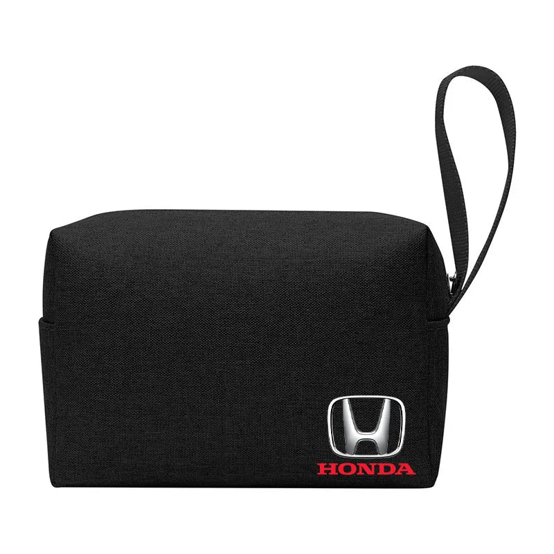 Travel Storage Bag Cable Storage Organizers Pouch Carry bag For Honda Civic 10 11th Jazz City Gen Hrv Fit Accord Mugen RR Forza