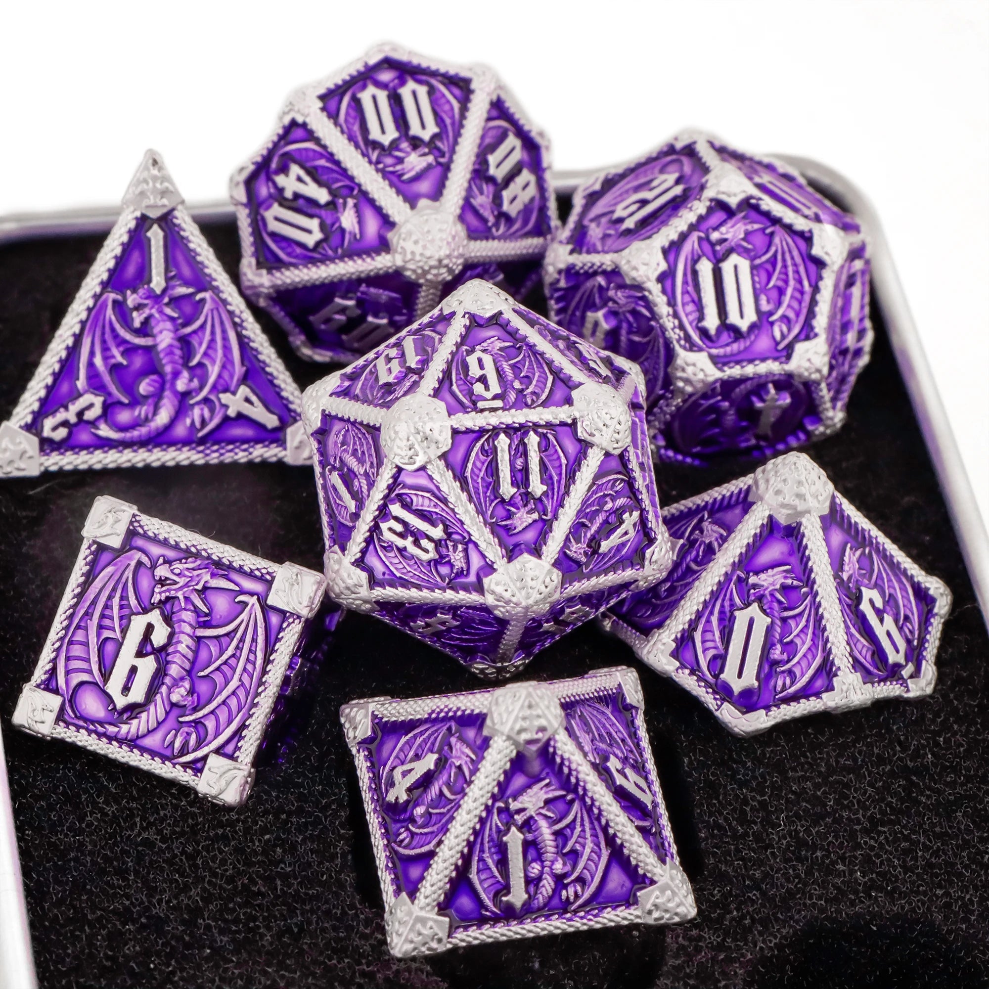 D and D Dice RPG Metal Dice for DnD Polyhedral Dice For Dungeons and Dragons Dice Role Playing Games D&D Dice Gifts Green Dice