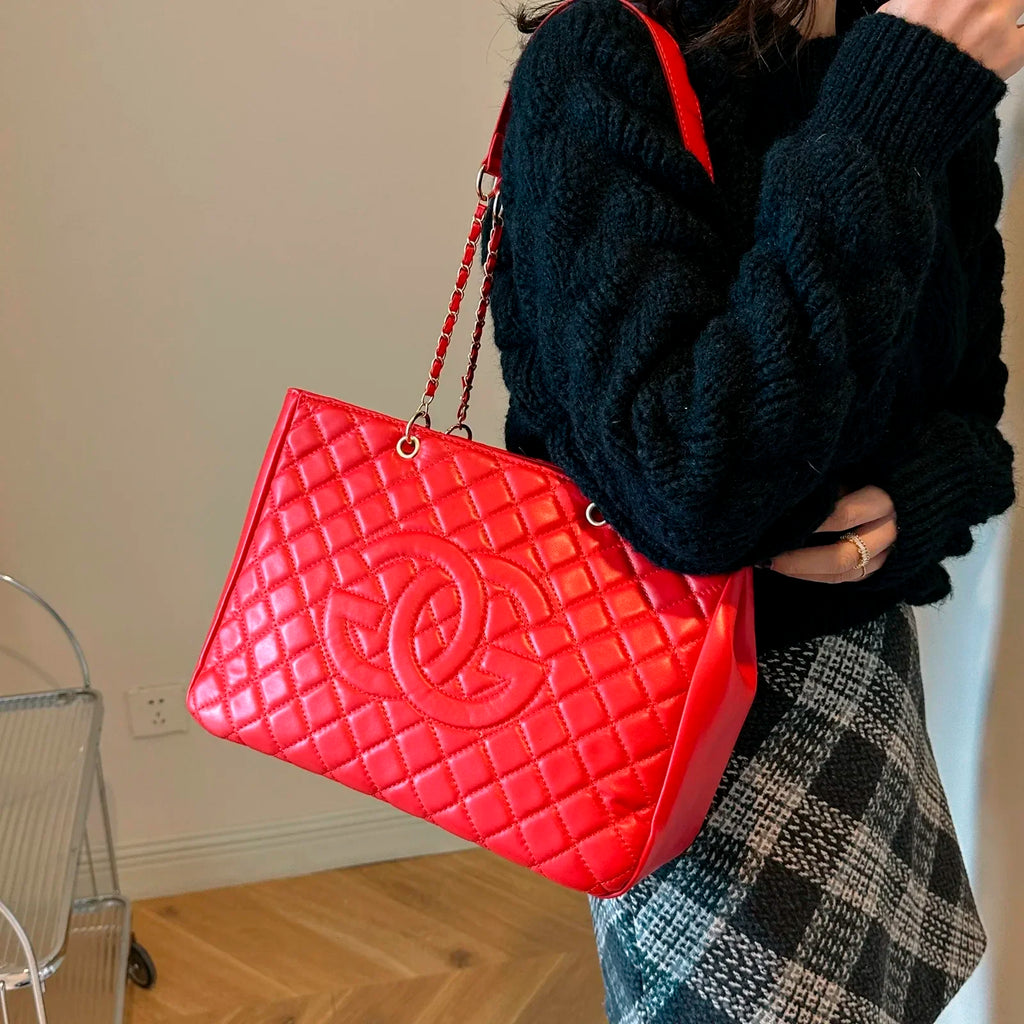 2026 New Classic Retro Chain Messenger Bag Women's Luxury Leather Shoulder Bag Paris Fashion Zipper Handbag