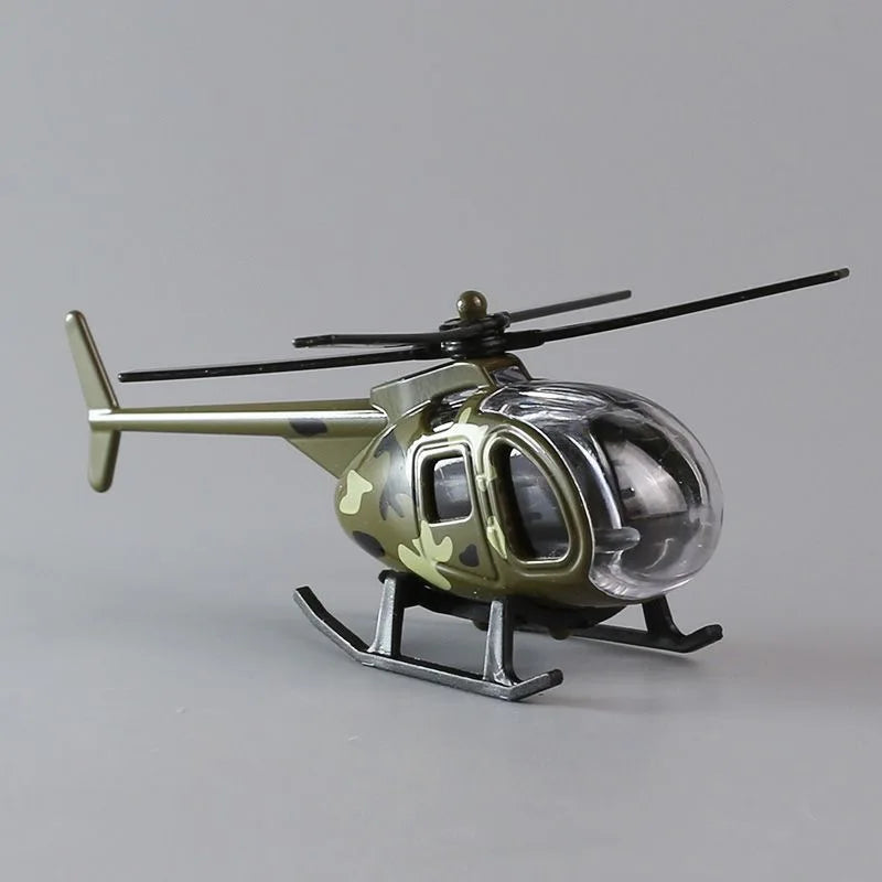 MINI Alloy Helicopter Model Toys Simulation Military Armed Tank Helicopter Armored Vehicle Car Truck Decorations Birthday Gifts
