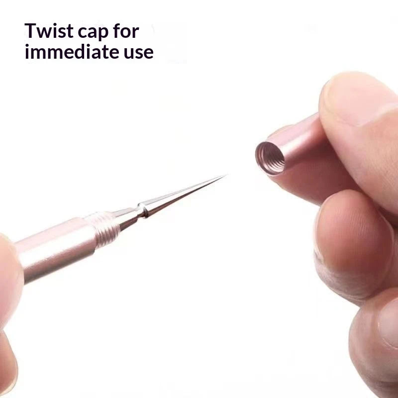 Surgical Steel Blackhead Remover Pimple Popper Acne Comedone Extractor Fine Needle Tips Pore Cleaner Deep Cleaning Facial Tool