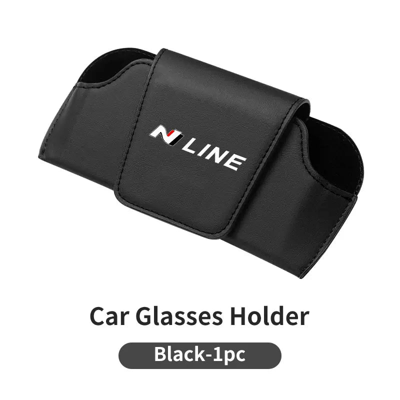 For Hyundai Car Glasses Case Sunglasses Storage Box Clip N Line i20 i30 Sonata Tucson Azera Elantra Veloster