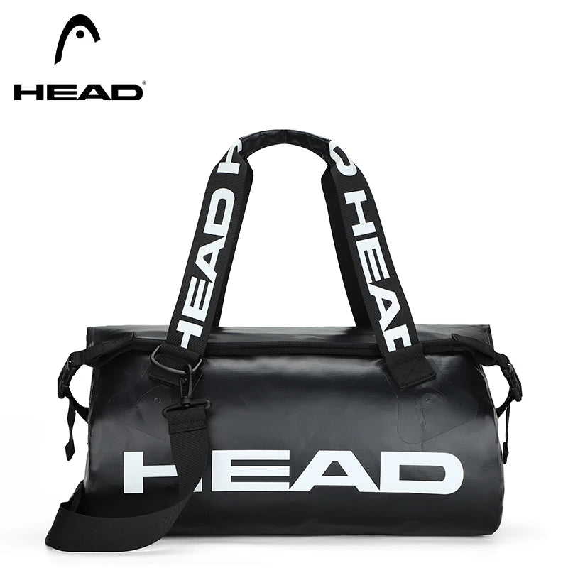 HEAD Fully Waterproof Travel Duffel Bag Sports Gym Bags for Swim Fitness Boating Fishing Canoeing Crossbody Luggage Tote Handbag