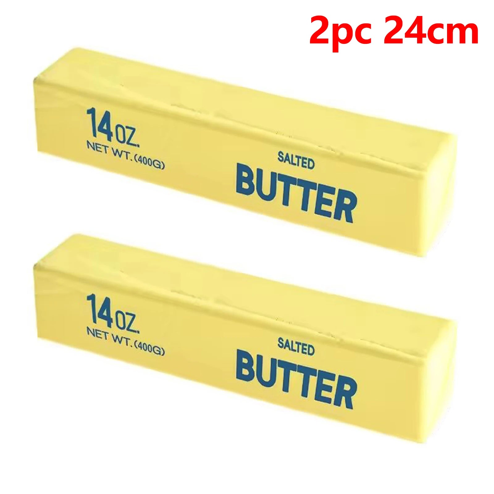 14/24CM Butter Stick Fidget Toys Squishy Elastic Cheese Stick Funny Decompression Stress Anxiety Relief Squeeze Prank Toy Relax