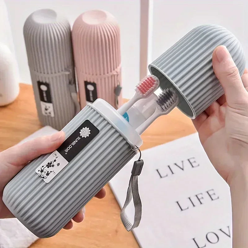 Portable mouthwash cup, brush cup, wash cup, toothpaste box, toothpaste storage box, travel toothbrush box