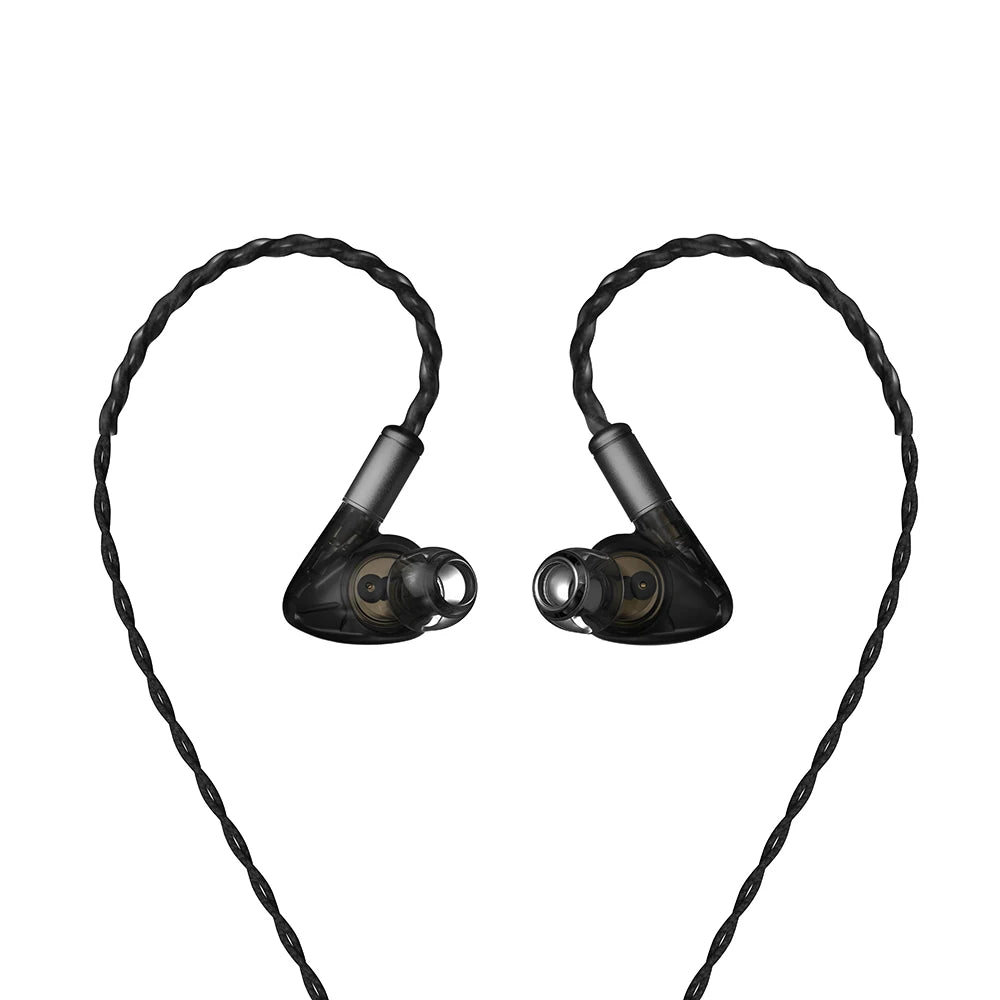 HiBy YULA 10mm Dynamic HiFi Earphones PEEK Diaphragm Dual Magnetic Core Dual Acoustic Chamber Aluminum Alloy CNC 224 OFC Wires