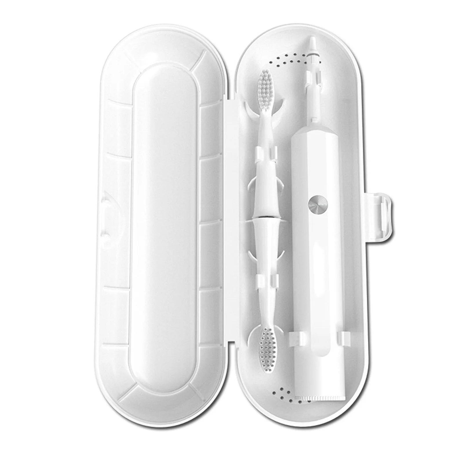 Electric Toothbrush Travel Case Portable Food Grade Plastic Large Capacity Portable Travel Toothbrush Holder