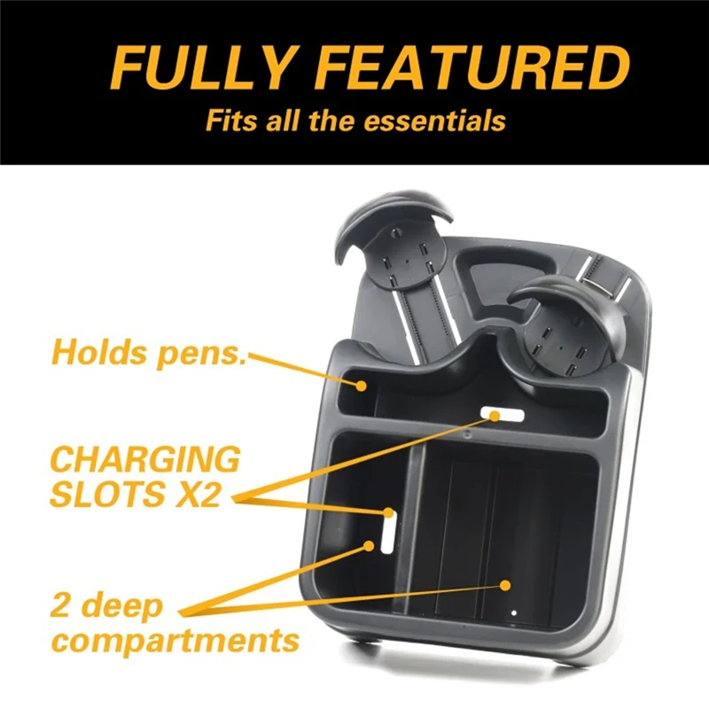 For Automotive Rear Seat Storage Organizer Car Cup Holder Multi-Functional Car Accessories Organizers