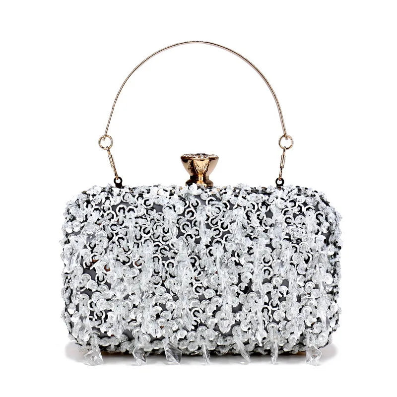 Fashion Versatile Ball Dinner Bag Style Light Luxury Handmade Embroidered Clutch Bag Dress with Exquisite Clutch