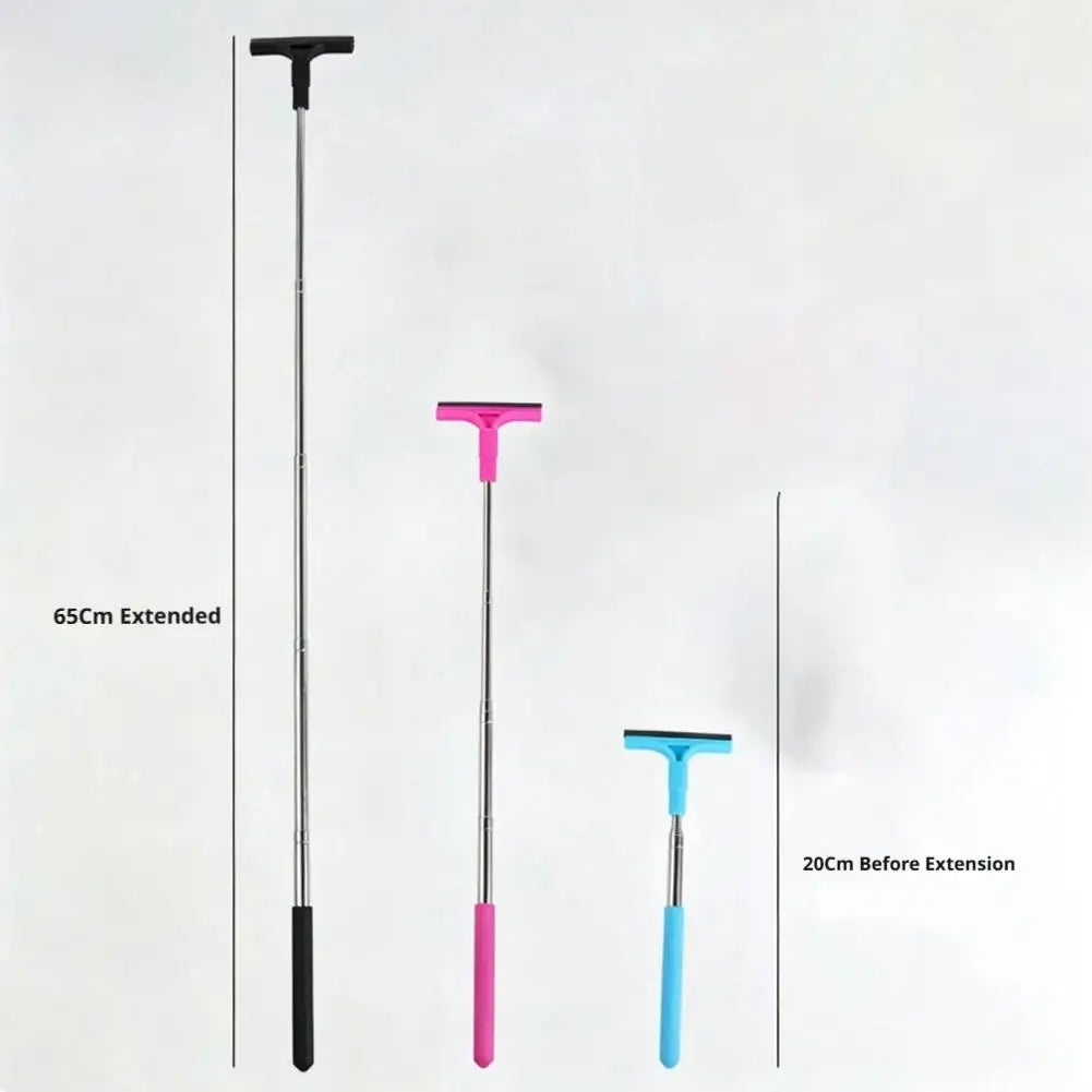 Telescopic Rearview Mirror Wiper Car Window Cleaning Scraper Mist Remover Extendable Brush Auto Accessories Rain Tool