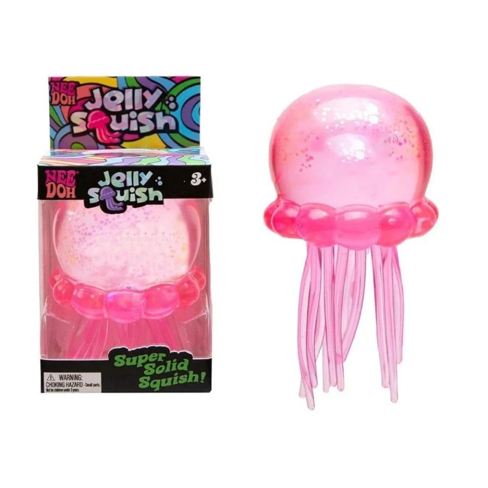 NeeDoh Jelly Squish Stress Toy Jellyfish Fidget Sensory Squeeze Toy Squishy Toy