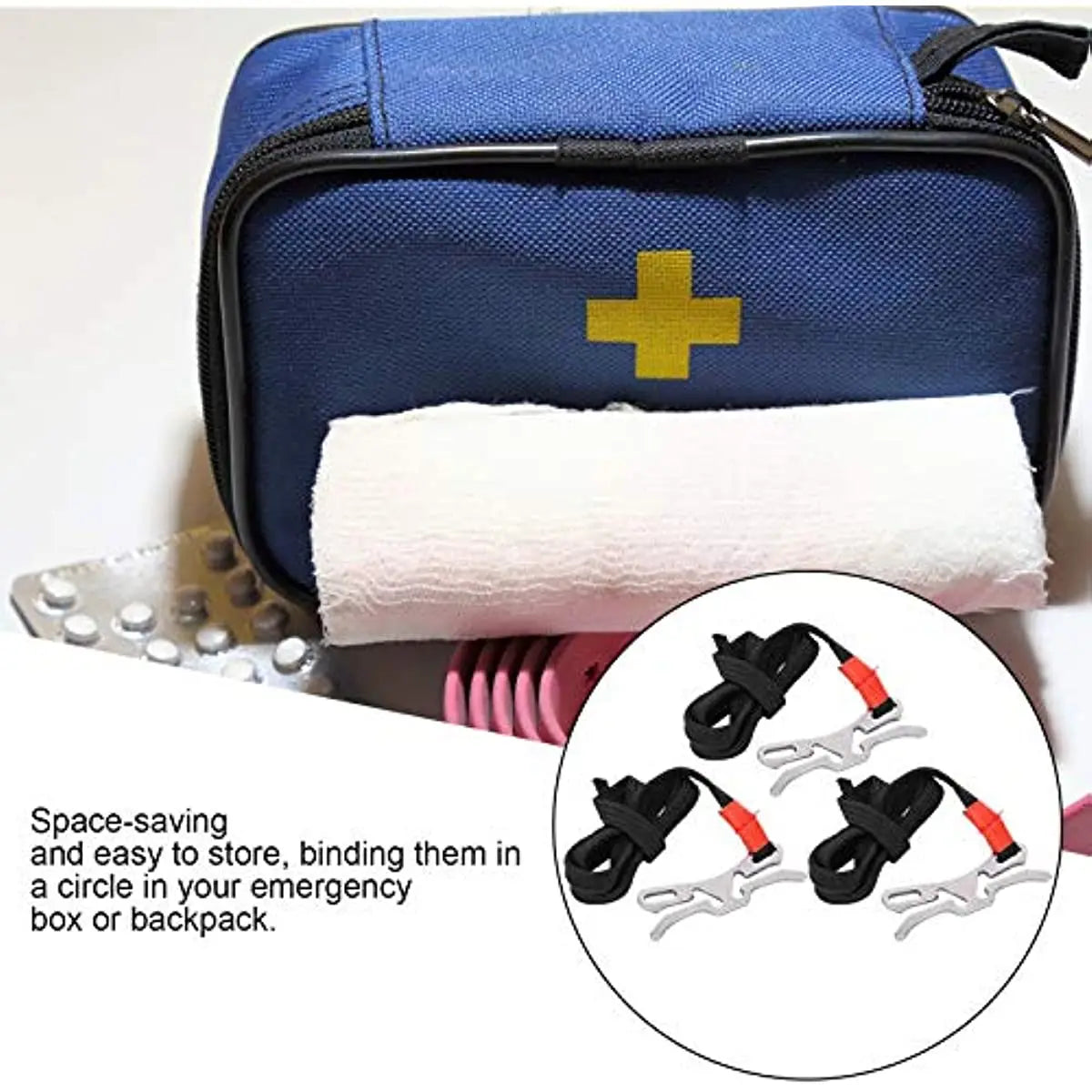 Outdoor Tourniquet Bandage Bleed Stop Tool Injury Survival Belt Emergency Equipment Emergency Protection Military Rescue Hiking
