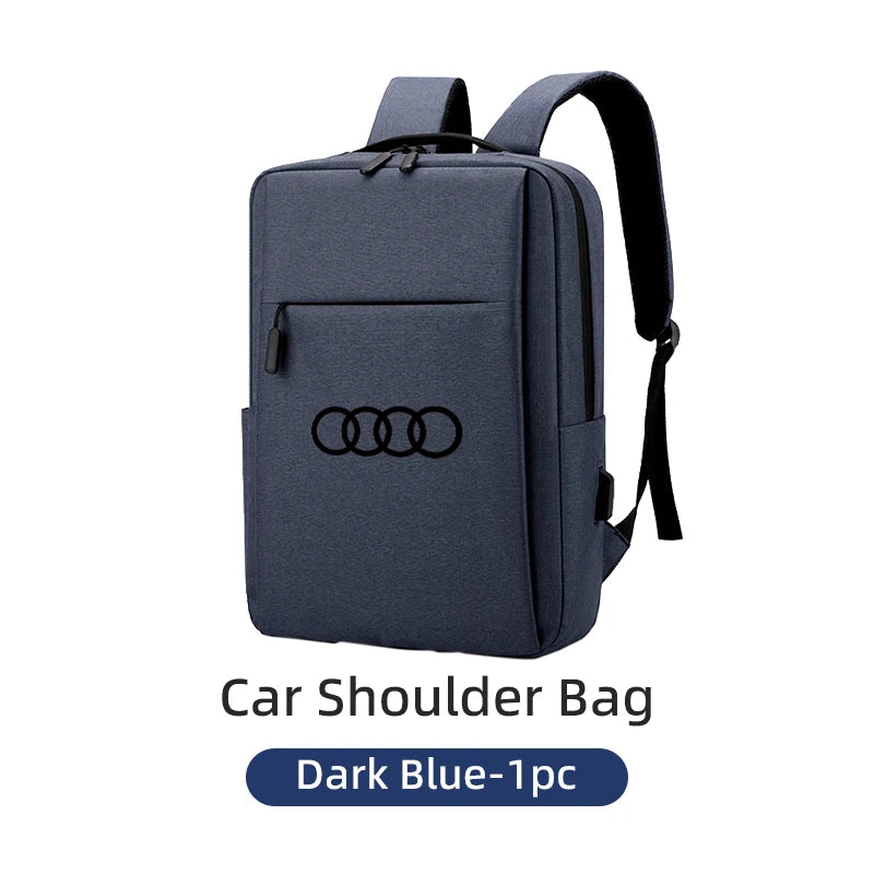 Business Shoulder Work Bag USB Chargring Travel Computer Backpack For Audi Q5 Q7 Q3 A3 A4 A6 A5 A1 S1 S3 S4 RS4 S5 S6 S7 Quattro