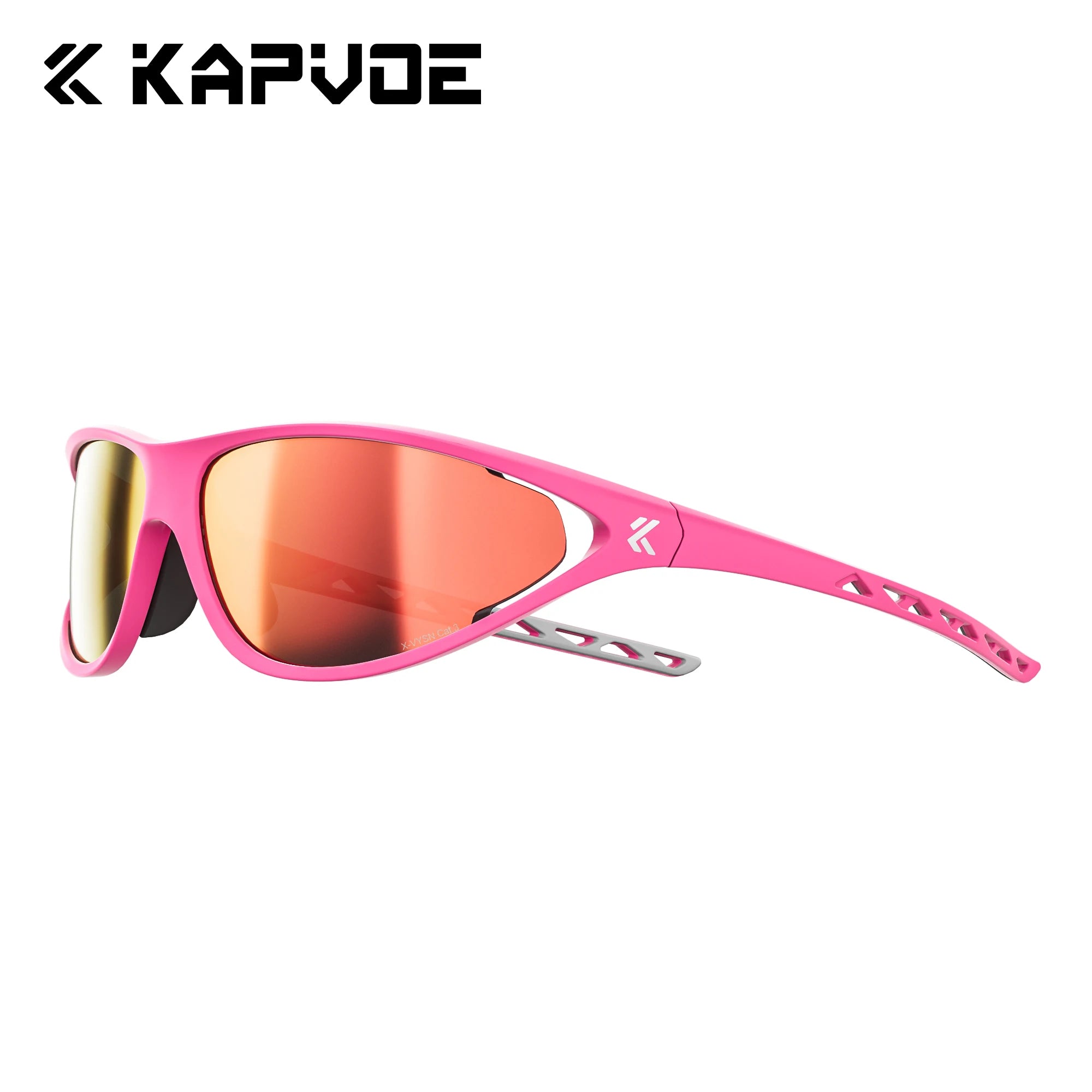 Kapvoe New Fashion Cycling Sunglasses Men Photochromic Glasses Mountain Running Hiking Eyewear Sports UV400 Climbing Goggles