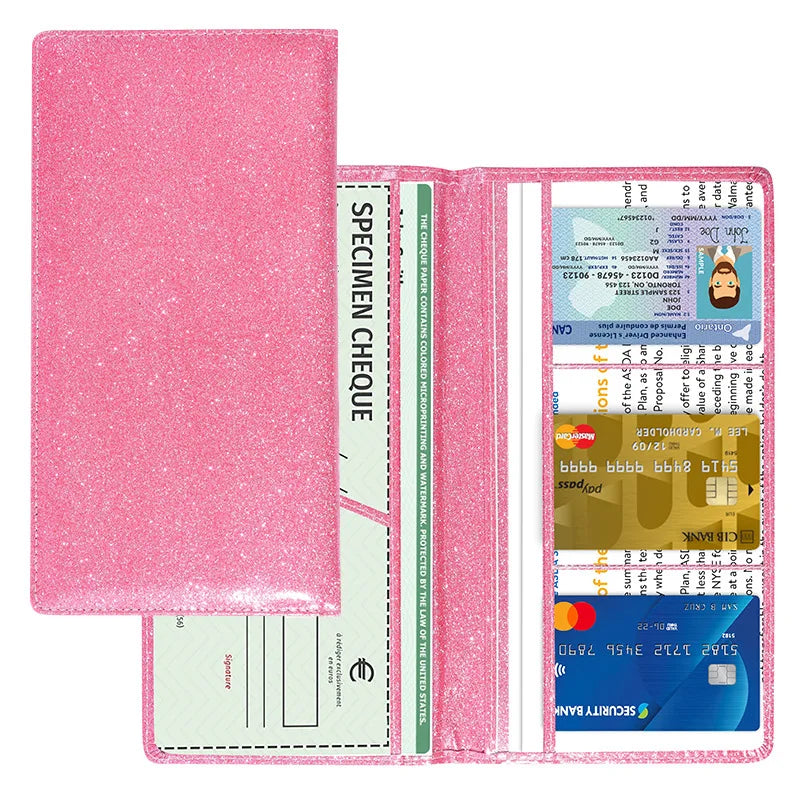 Simple Stylish Driver's License Car Registration Certificate Holder Document Cover Ticket Storage Anti Magnetic Card Bag