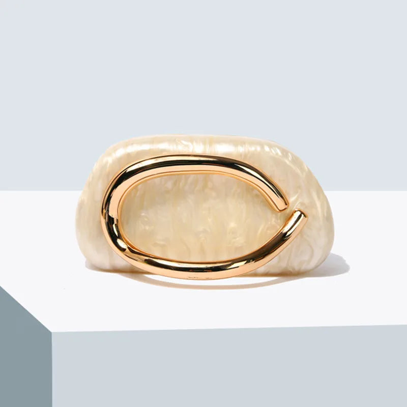 New Designer Handmade Gold Clasp Box Clutch Bag for Women, Evening Wedding Mini Wallet, Party Cute Purse Handbag 2025