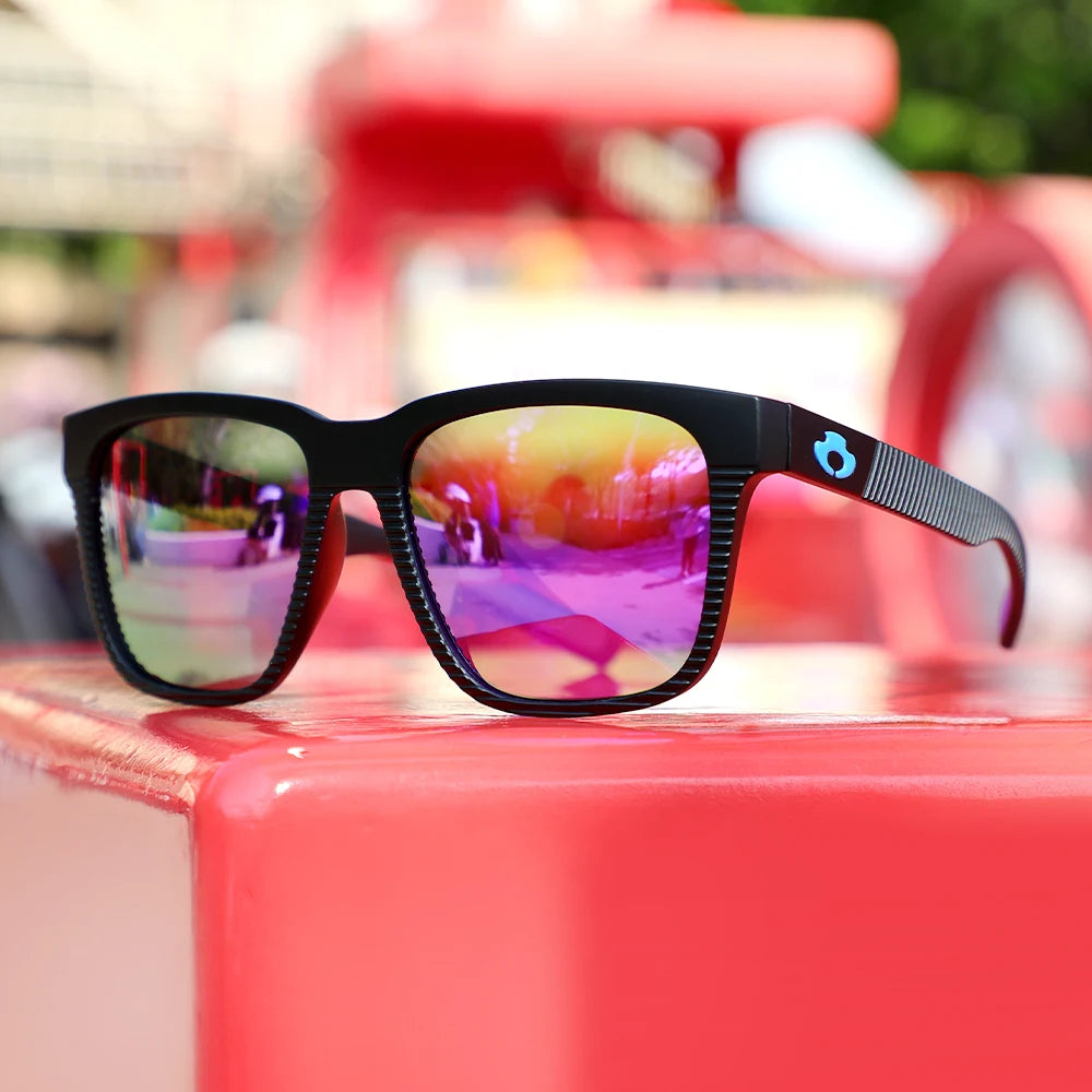 BLUE OTTER Polarized Sports Sunglasses UV400 for Cycling Fishing Running Driving Men Women Outdoor Eyewear with Box BT03