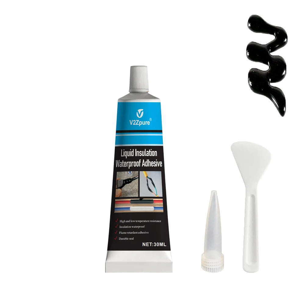 Black/White Liquid Electrical Tape Waterproof Insulation Paste Sealant Wire Cable Coat Fix Line Glue Repair Insulation Adhesive