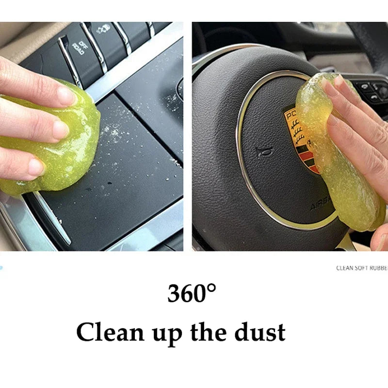 Car Cleaning Gel Slime Magic Mud Auto Interior Computer Keyboard Dirt Clean Dust Remover Gel Car Wash Interior Cleaning Tools
