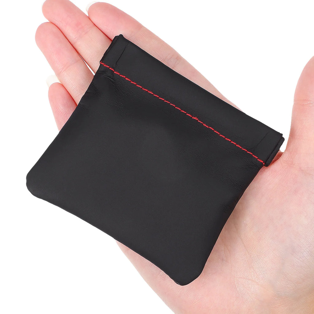 1Pcs Mini Portable Earphone Bag PU Storage Case for Headphones USB Cables and Small Gadgets Compact Travel Pouch