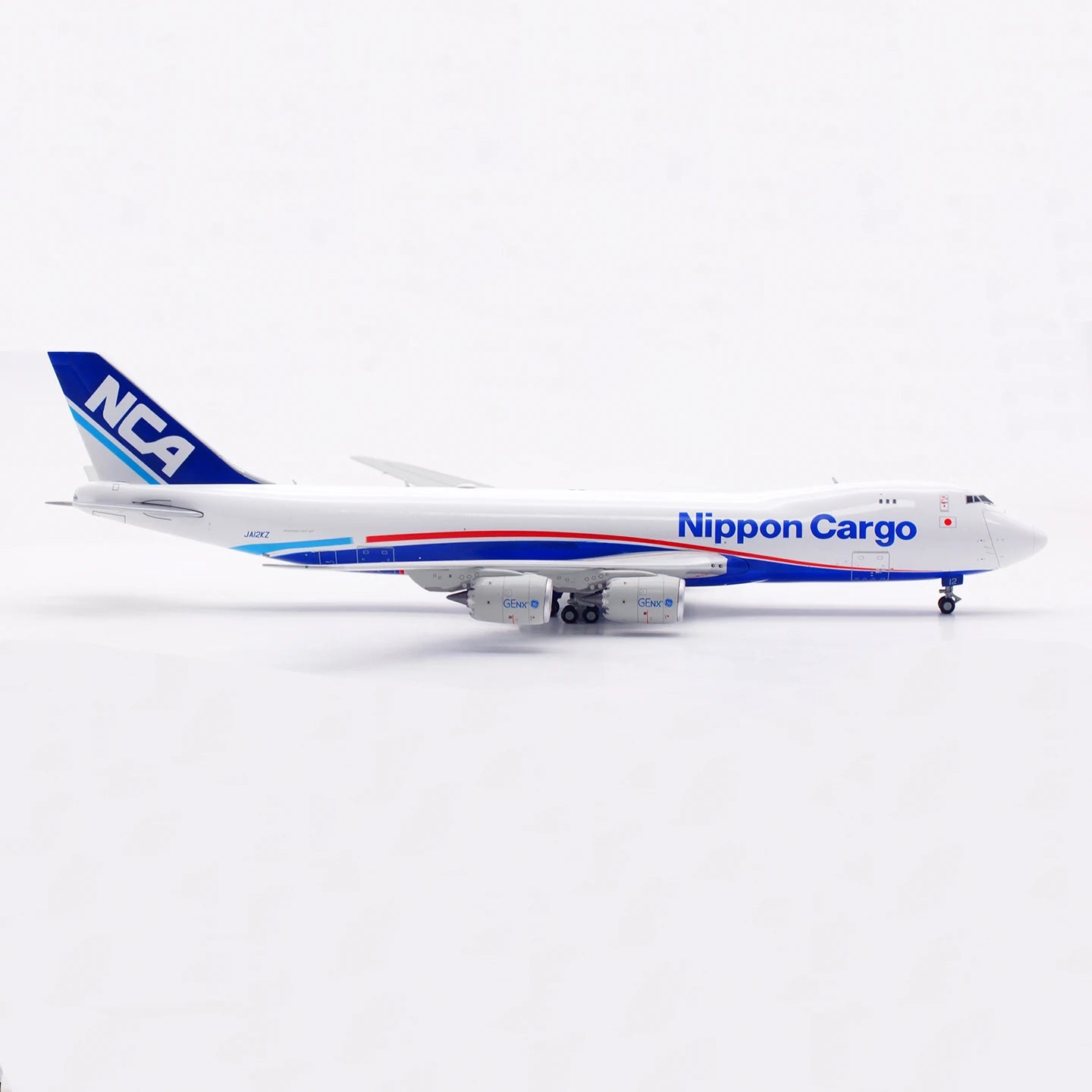 B632101 Alloy Collectible Plane Gift HX Models 1:400 Nippon Cargo Boeing B747-8F Diecast Aircraft Jet Model JA12KZ