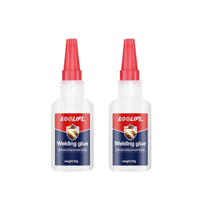 Loolifl 50g Welding High-Strength Oil-Based Glue - Universal Instant Strong Adhesive Precision Resin Ceramic Metal Glass Super Glue