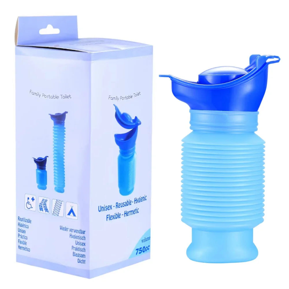Outdoor portable car urinal telescopic squat free travel camping hiking emergency urinal outdoor emergency product