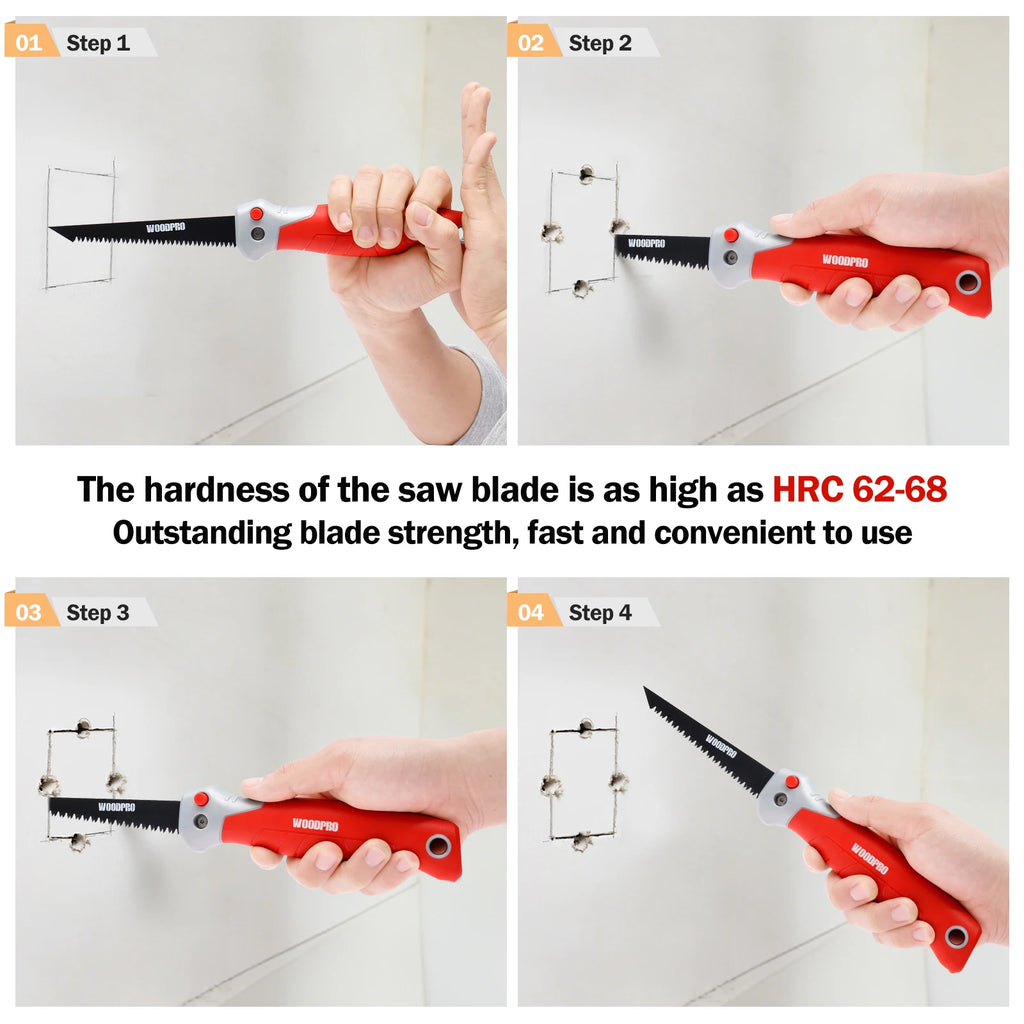 Drywall Saw Folding Saw SK5 Metal Saw Blade Cutting Tool for Cutting Drywall Home Renovation DIY Hand Job Saw Folding HandSaw