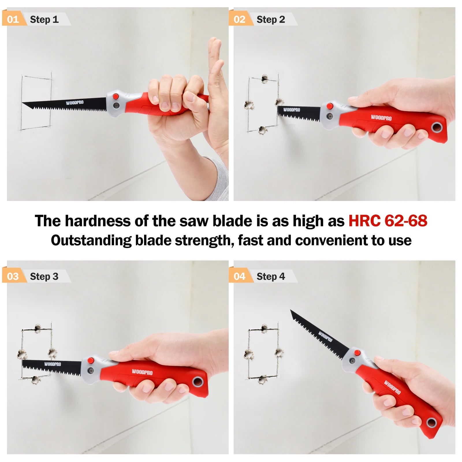 Drywall Saw Folding Saw SK5 Metal Saw Blade Cutting Tool for Cutting Drywall Home Renovation DIY Hand Job Saw Folding HandSaw