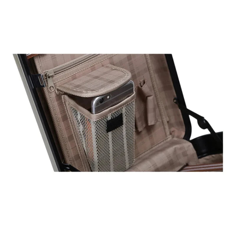 Men Business Briefcase Suitcase Vertical Style Code Lock Bag Document Laptop Case 13 15 Inch For Travel Carry On Luggage Case