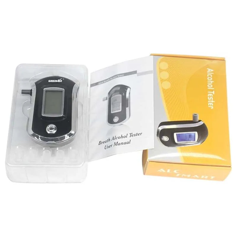 GREENWON Professional Digital Breath Alcohol Tester Breathalyzer Detector AT-6000