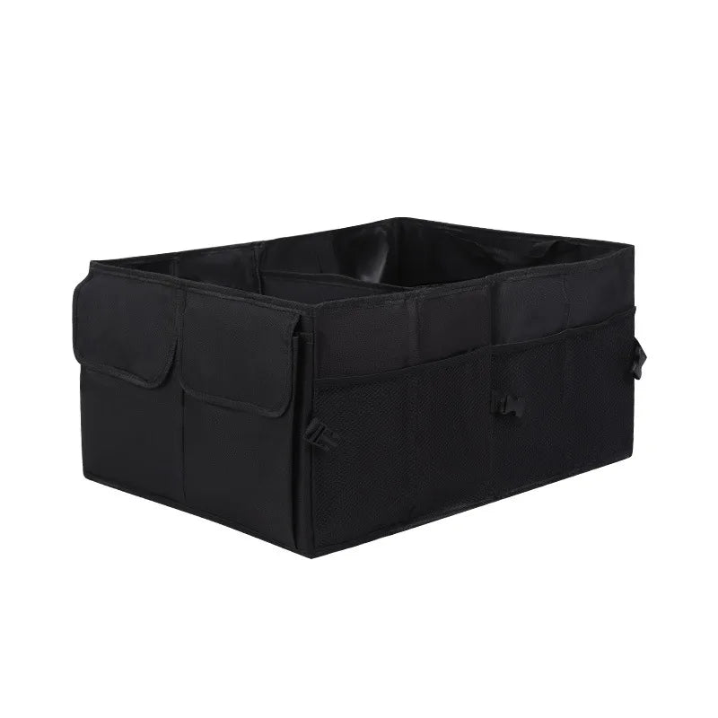 Car Trunk Backseat Organizer for SUV, 8 Pocket Waterproof, Dust-proof, Sturdy Foldable Cargo Net Storage with Adjustable Straps