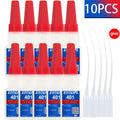 1-10PCS Super Glue Super Strong Adhesive, Suitable for Instant Transparent Adhesive of Plastics, Metals, Wood, Crafts, Glass Cer