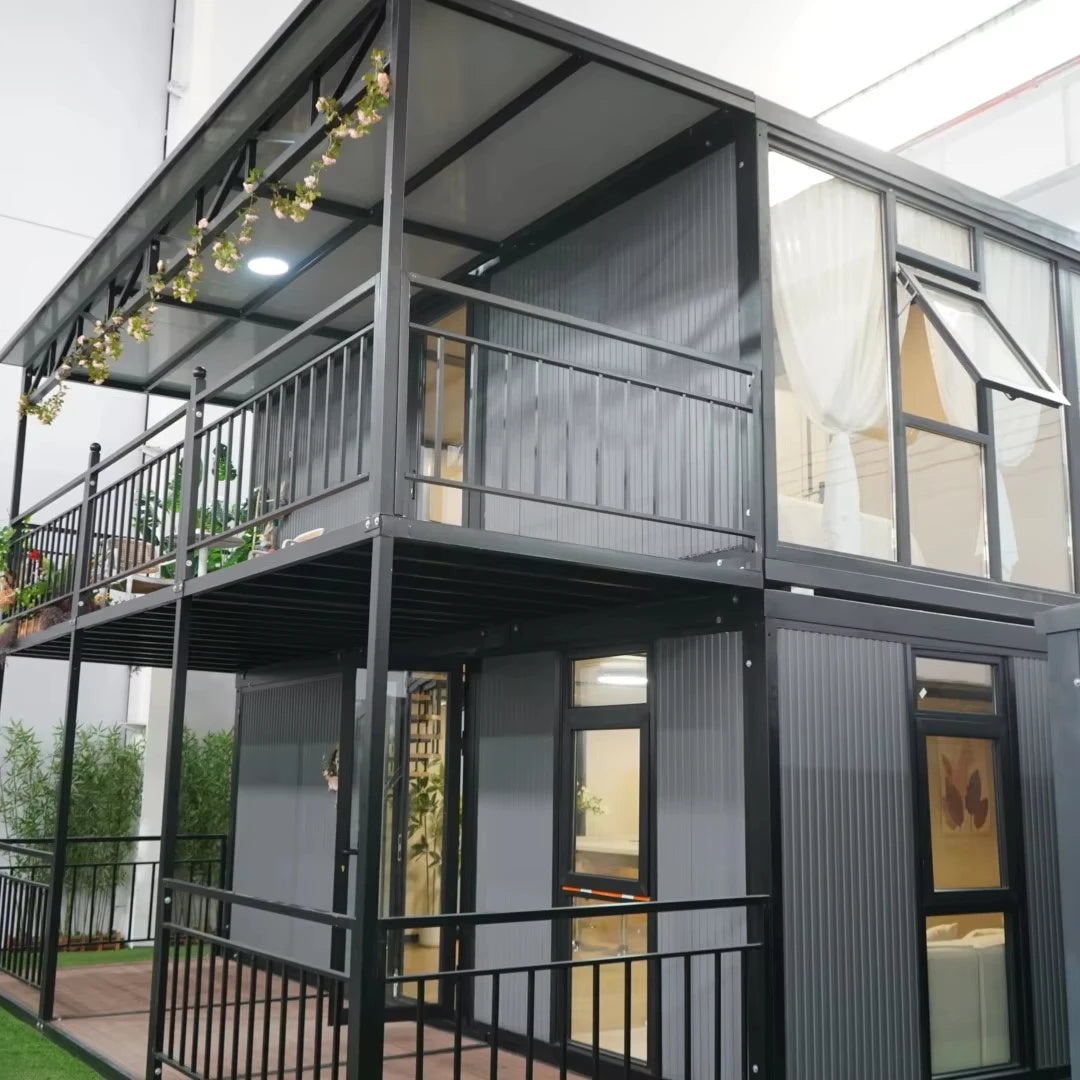 Double Layer Expandable Portable Folding 20ft 40ft Prefabricated 3 Bedroom Tiny Container House Factory With Luxury Homes Prices