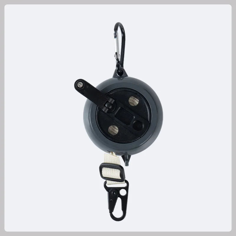 Portable Travel Clothesline 4.1M with 41 Hanging Holes Windproof Anti-Slip No-Drill Laundry Line for Car Hotel Camping Indoor