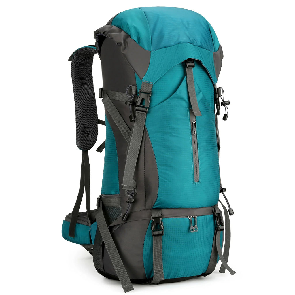 70L Extra Large Backpack for 3-5 Days Water-resistant Climbing Camping Backpack Travel Daypack with Rain Cover