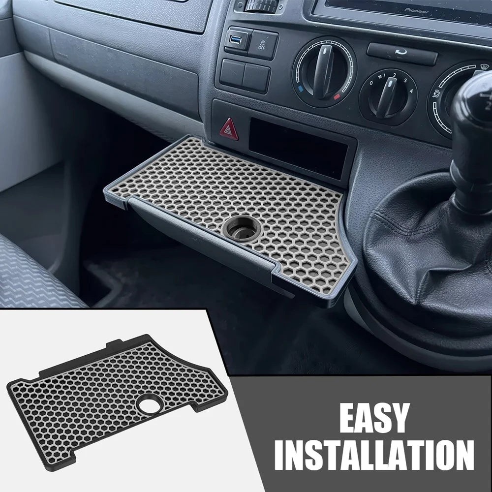 Car Cup Holder Drain Rack For Volkswagen VW Transporter T5/T5.1 Helf Table Cup Holder Drain Tray