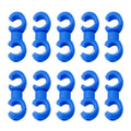 10pcs/set Bicycle Brake Gear Cable S Style Clips Lightweight Rotating Buckle Hose Guide Clasp Cycling Accessories