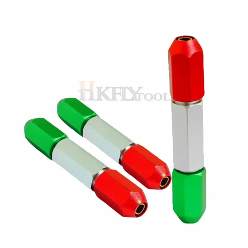CNC Red Green Clamp Holder Needle Gauge Double Heads Pin Handle Go-and-not-go Plug Gauge Measuring Tool
