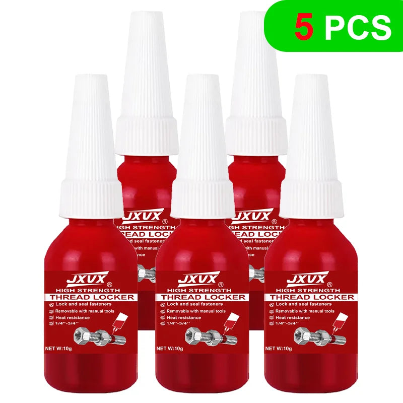 243-271 Super Threadlocker - Medium/High-Strength Anaerobic Adhesive - Anti-loosening, Fastening, Waterproof, and Rust-proof