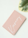 Custom Logo Passport Holder Personalized Travel Wallet Engraved Name Passport Cover Case Travel Essentials Card Holder Unique