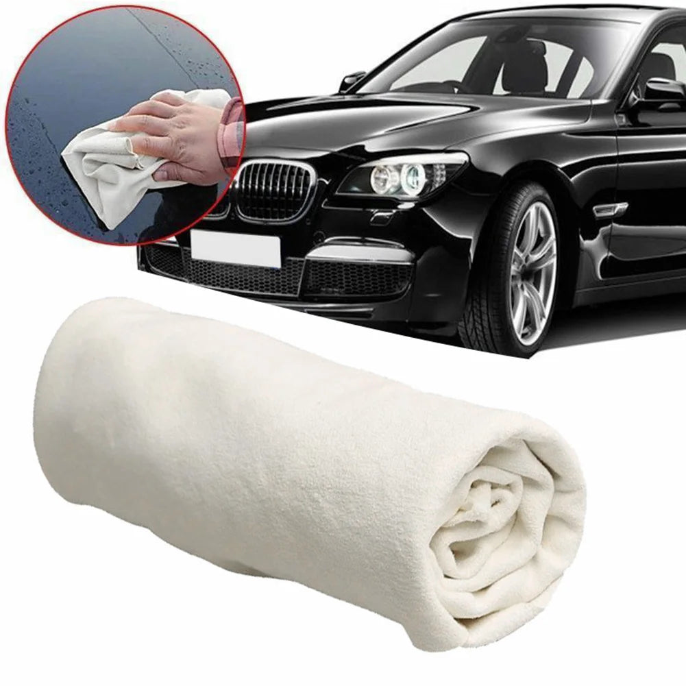 High Quality Brand New Towel Chamois Leather For Cleaning Paint Surfaces Mirrors Silverware Thick Car Cleaning