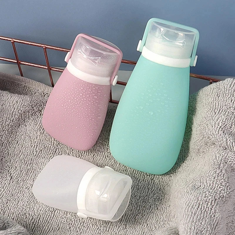 Soft Silicone Travel Bottles 30/60/90ml Empty Squeeze Tubes For Lotion Leakproof Skin Care Products Container Travel Accessories