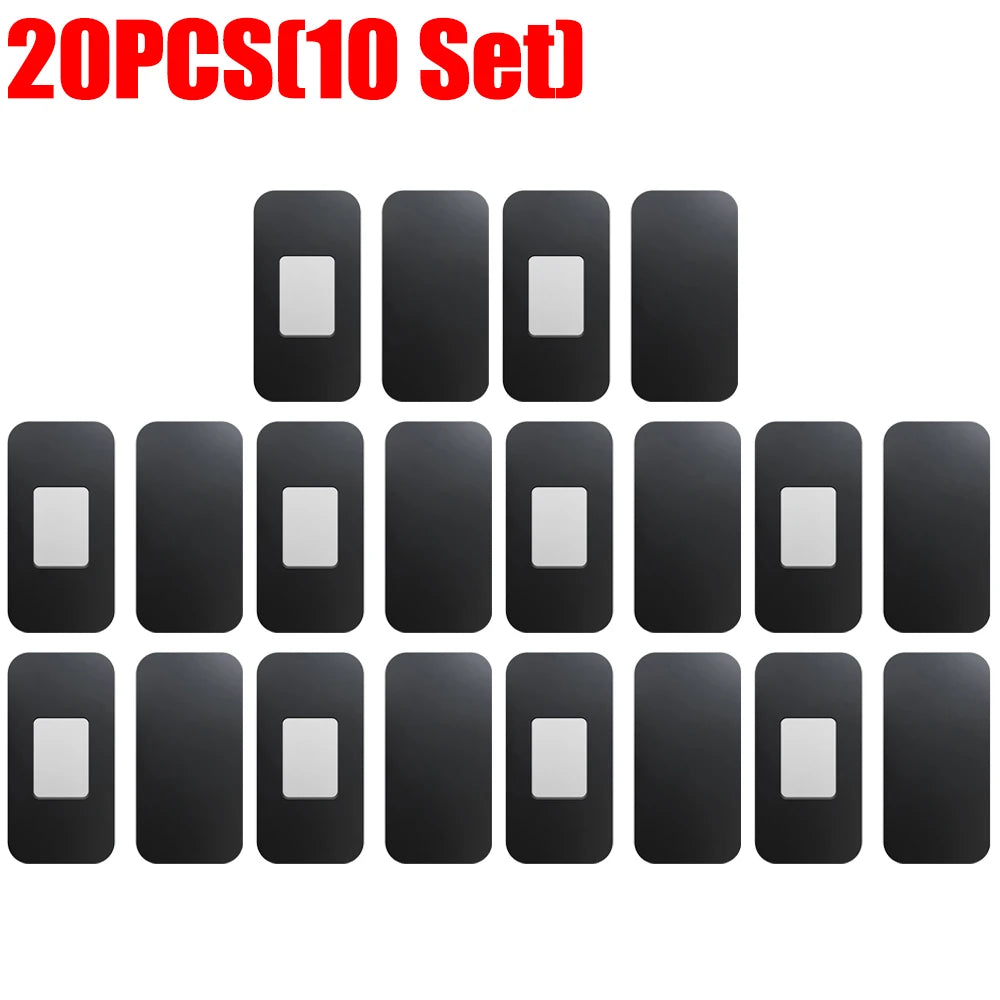 Self Adhesive Door Stop Magnetic Cabinet Catches Invisible Soft-Catch Anti-Rust Magnet Stickers Hidden Door Closer for Cupboard