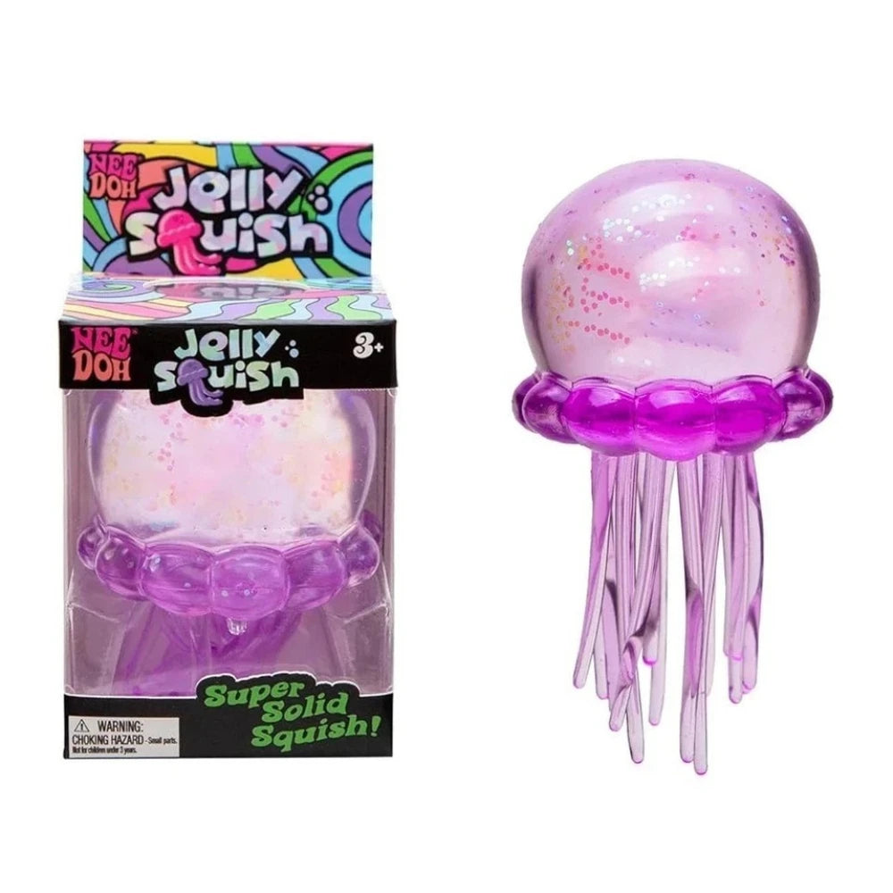 NeeDoh Jelly Squish Stress Toy Jellyfish Fidget Sensory Squeeze Toy Squishy Toy
