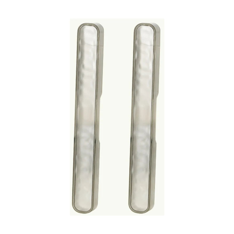 2pcs Portable Toothbrush Box ABS Dust-proof Travel Tooth Storage Case Camping Bathroom Storage Accessories Travel Organizer