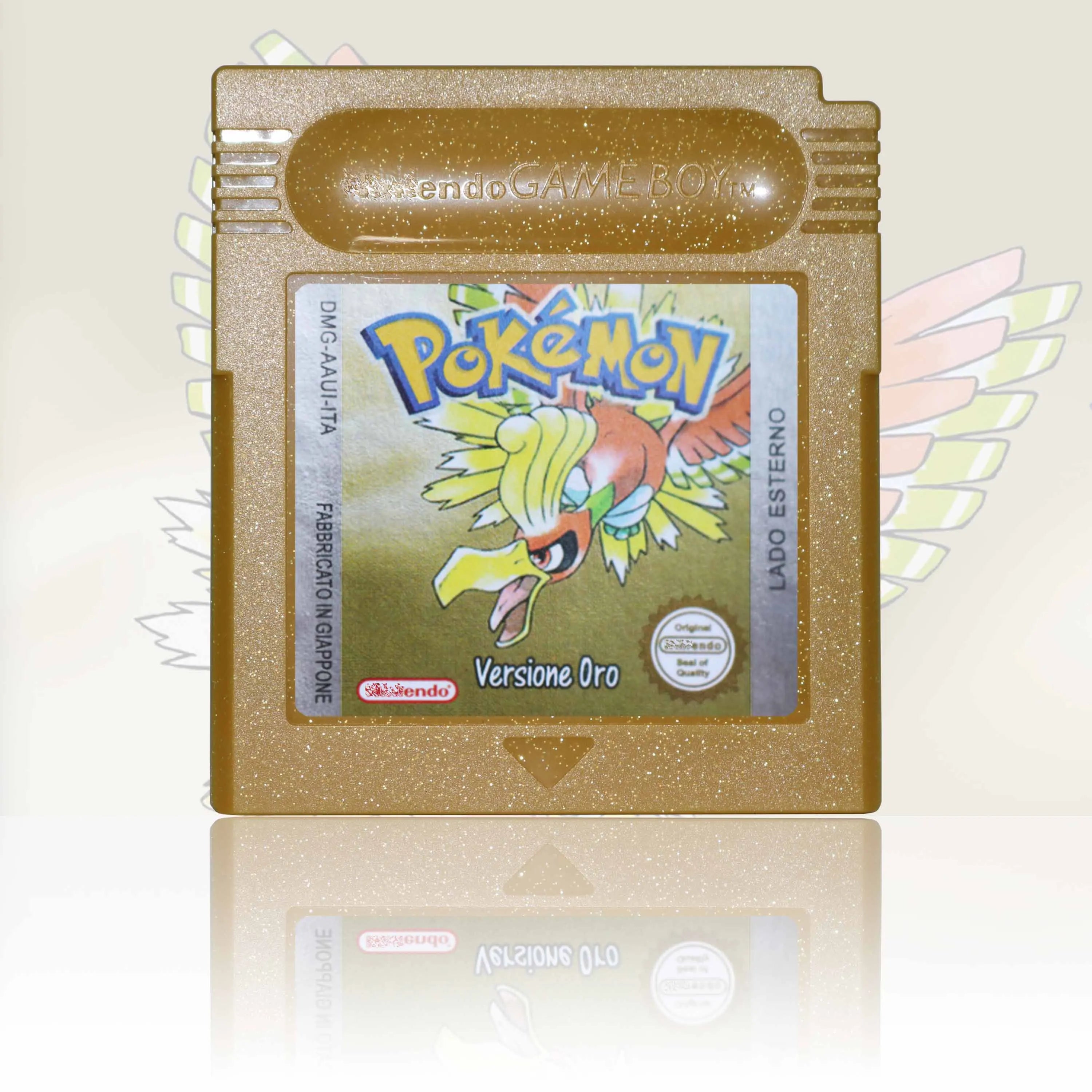 GBA/GBC ITA Version Pokemon Rubino/Zaffiro/Smeraldo/Cristallo/Verde Game Cartridge Video Game Card High Quality with Battery
