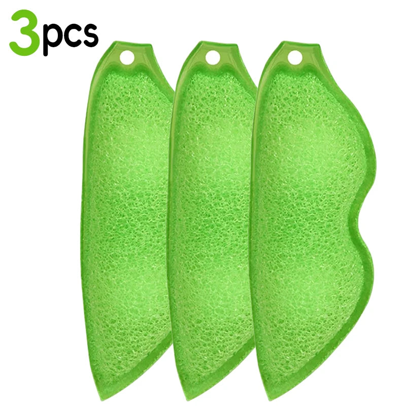 Magic Pea Cleaning Sponge Kitchen Cup Bottle Clean Brush Reuseable Coffee Tea Wine Drink Glass Bottles Cleaner Brushes Scrubber
